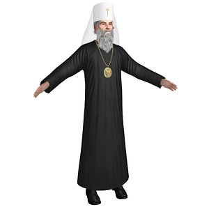 patriarch priest 3D model