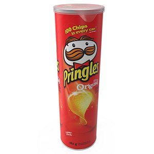 pringles potato chips 3d model