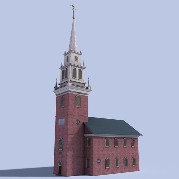 オールドノース教会（ボストン）3Dモデル - TurboSquid 803626