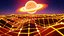 3D Synthwave Environment Animation Loops