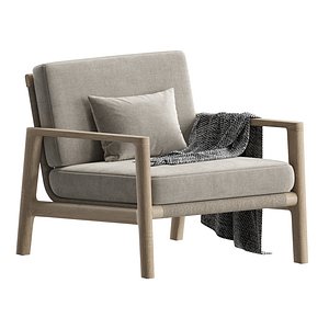 MESA TEAK LOUNGE CHAIR