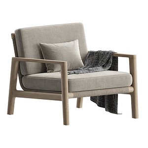 MESA TEAK LOUNGE CHAIR