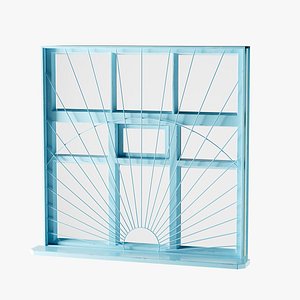 Old Wooden Window PBR model