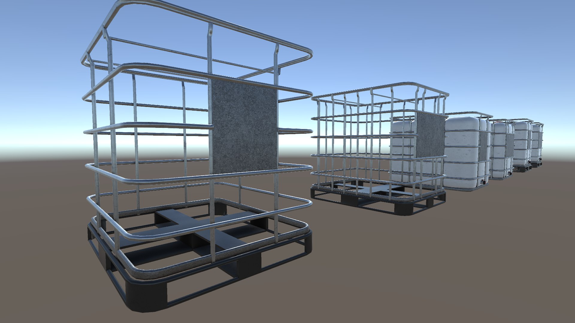 3D PBR IBC Containers - TurboSquid 1979658