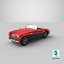 3D austin-healey 100 model