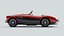 3D austin-healey 100 model