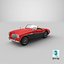 3D austin-healey 100 model