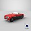 3D austin-healey 100 model