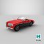 3D austin-healey 100 model