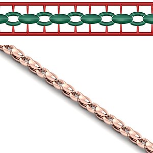 3D JEWELLERY DIRECT CASTING CHAIN NECKLACE