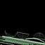 아르데코 스타일의 검은색 유리문