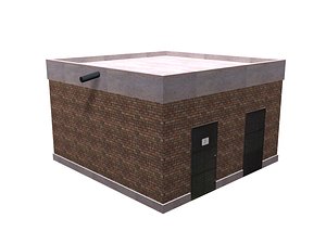 3d house brick