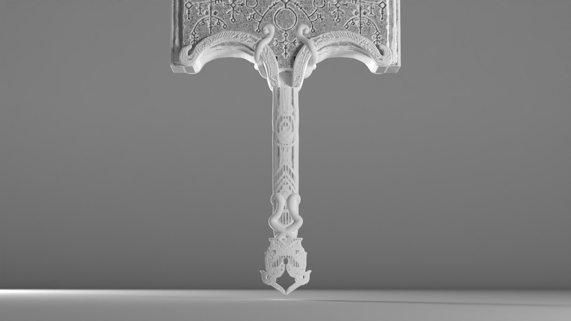 3D Mjolnir Hammer From God Of War Model - TurboSquid 2300333