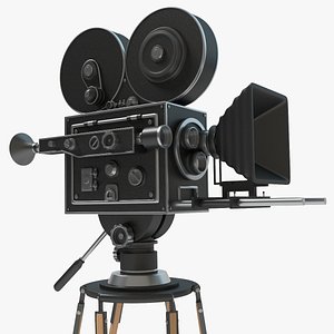 3d vintage movie camera