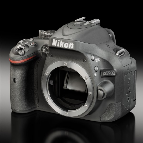 modelo 3d Nikon D5200 Negro - TurboSquid 864521
