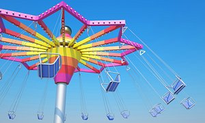 3D funfair toys park