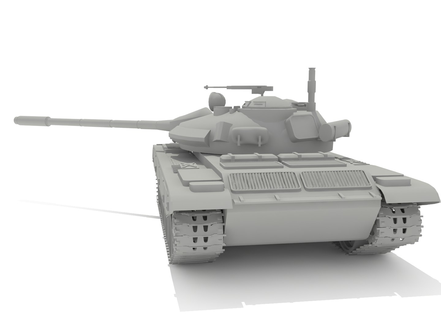 3ds Max Tank T-55