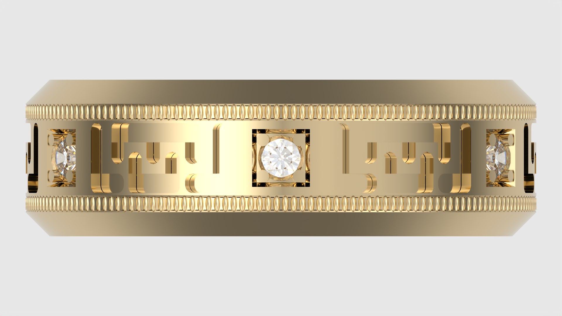 Geometric Inlay Pattern Ring JDBCo 3D Model - TurboSquid 2345217