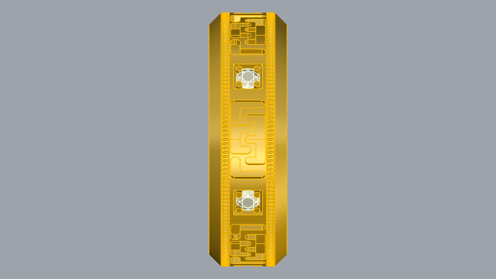 Geometric Inlay Pattern Ring JDBCo 3D Model - TurboSquid 2345217