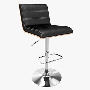 3d bar stool vasari model