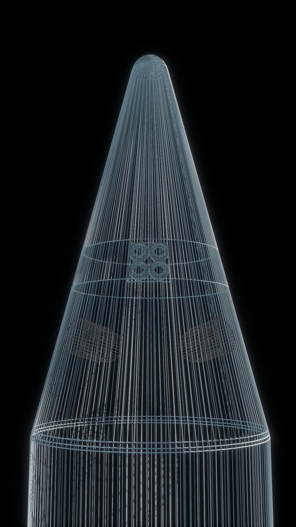 3d Model Solid Rocket Booster