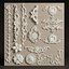Semplice ornamento intagliato in stile europeo