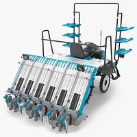 Kubota SPV-6AD Rice Transplanter Working Position
