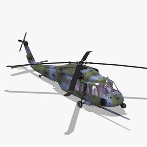 3d pavehawk helicopter model