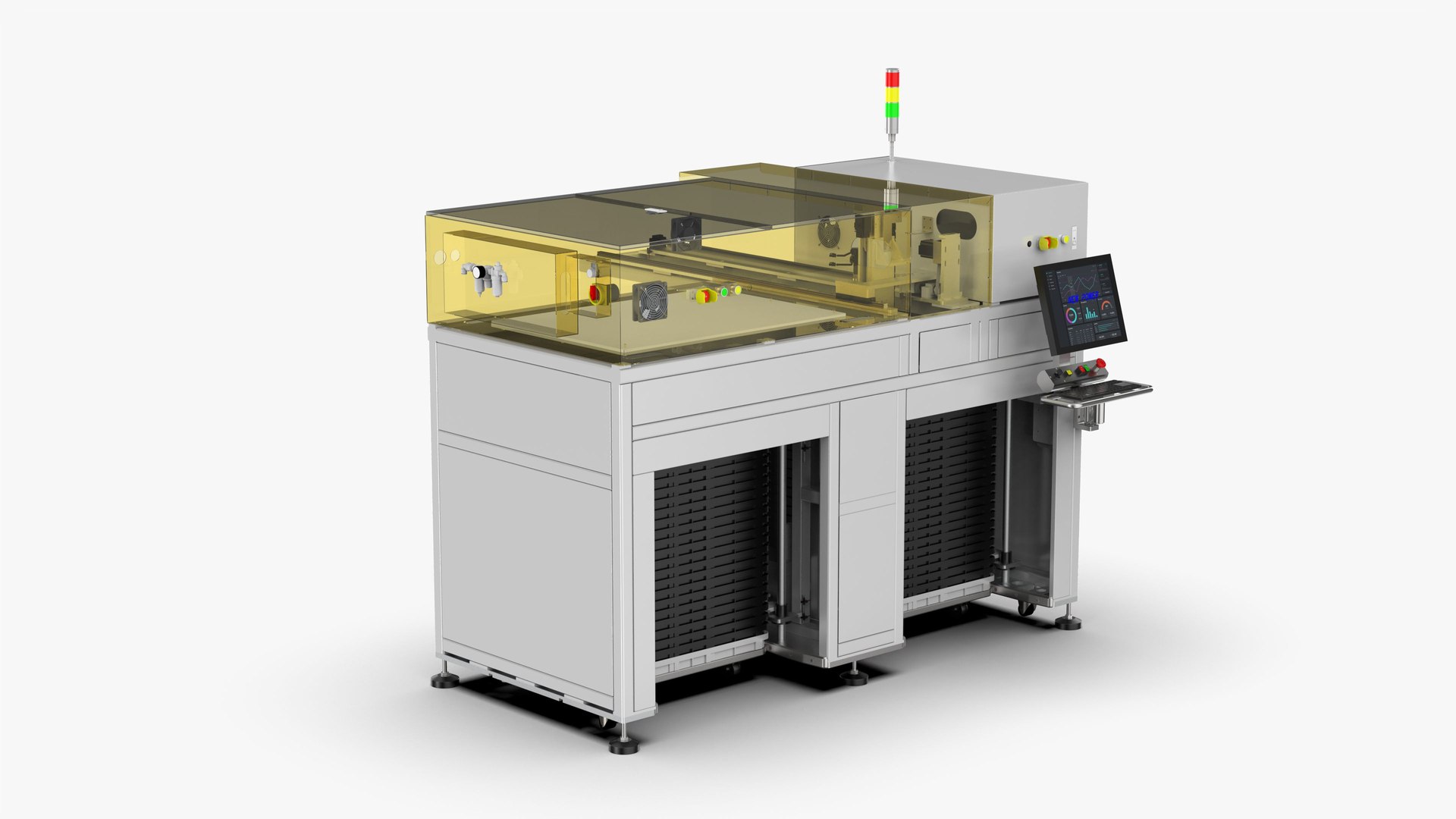 3D Automatic Light Guide Plate Handling Machine Model - TurboSquid 2259241