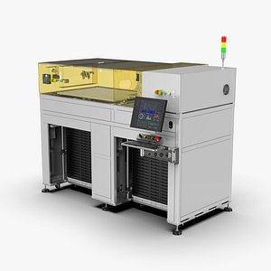 3D Automatic Light Guide Plate Handling Machine model