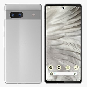 Google pixel 7A Snow 3D