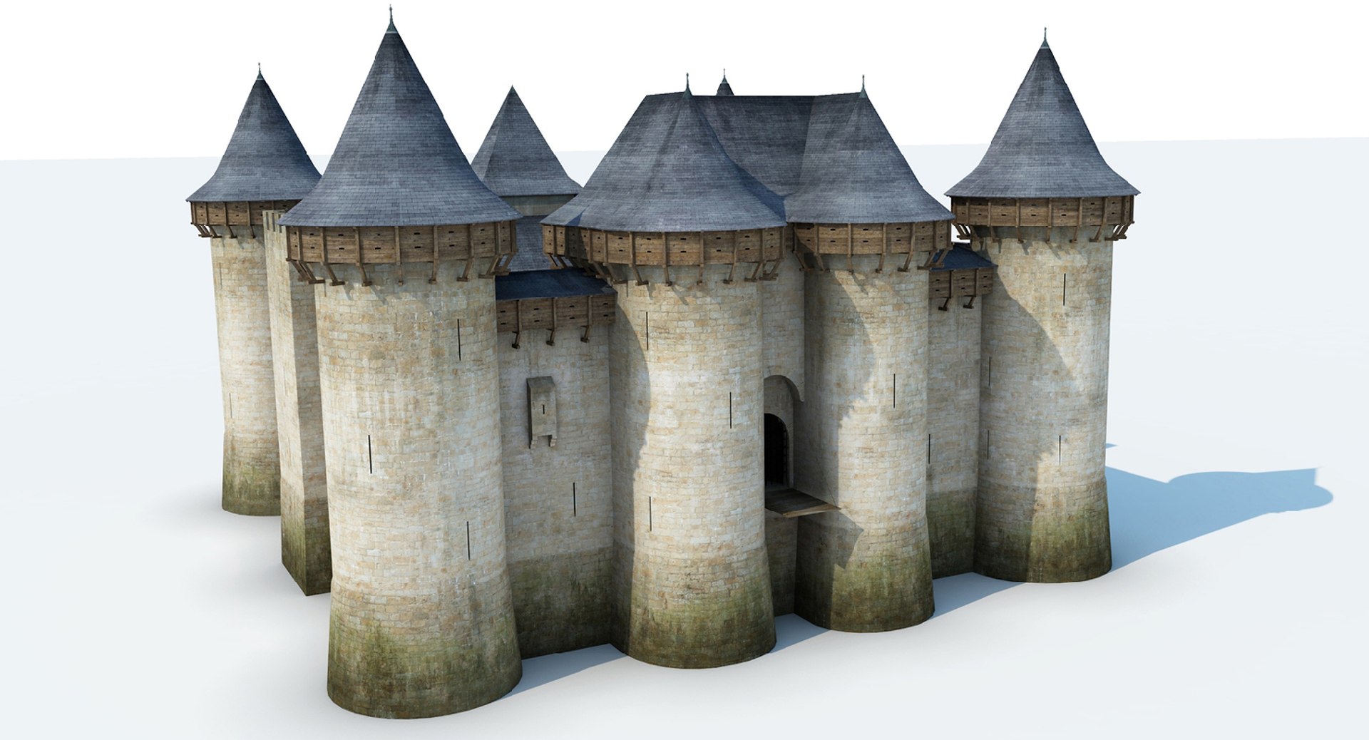 3D Castle Medieval Model - TurboSquid 1174509
