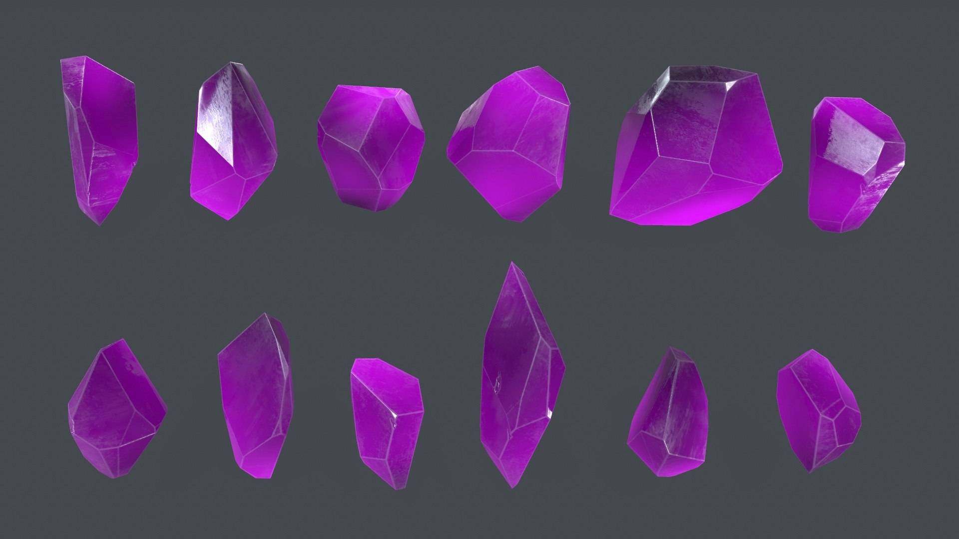 Crystal Set 3D Model - TurboSquid 2426130