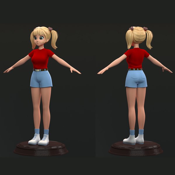 Modelos 3D de Chicas Descarga gratuita  Creazilla