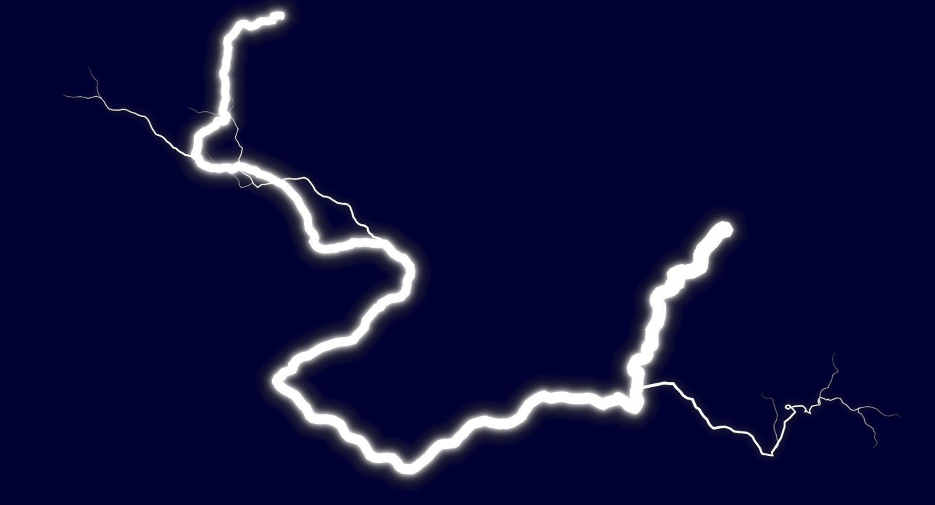 Realistic Cloud To Ground Lightning - CG-14 3D - TurboSquid 2176411
