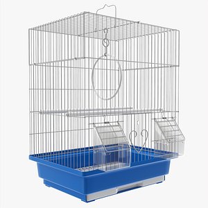 3D Flat top bird cage