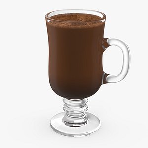 Irish Glass Hot Chocolate 3D model