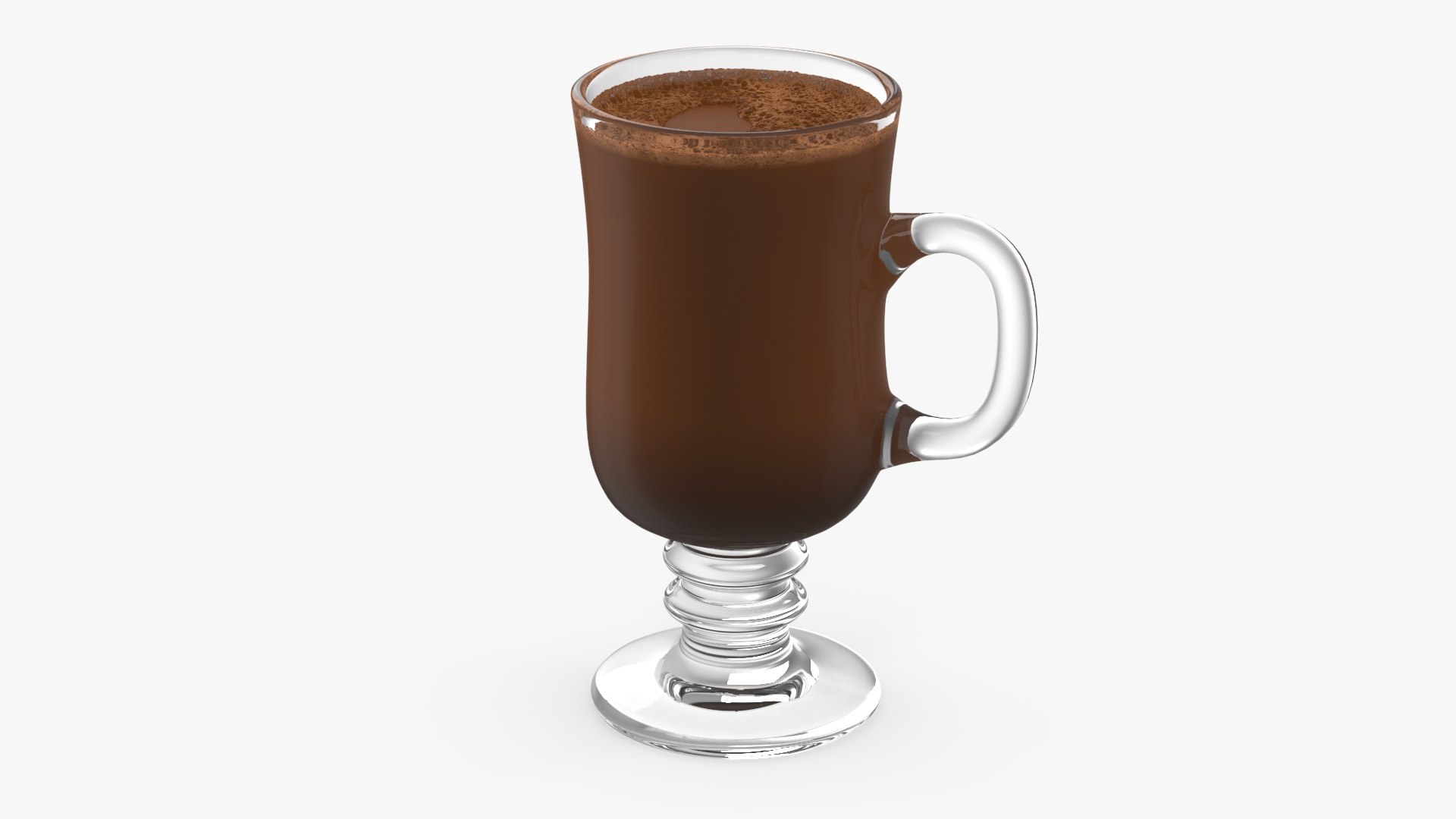 Irish Glass Hot Chocolate 3D model preview