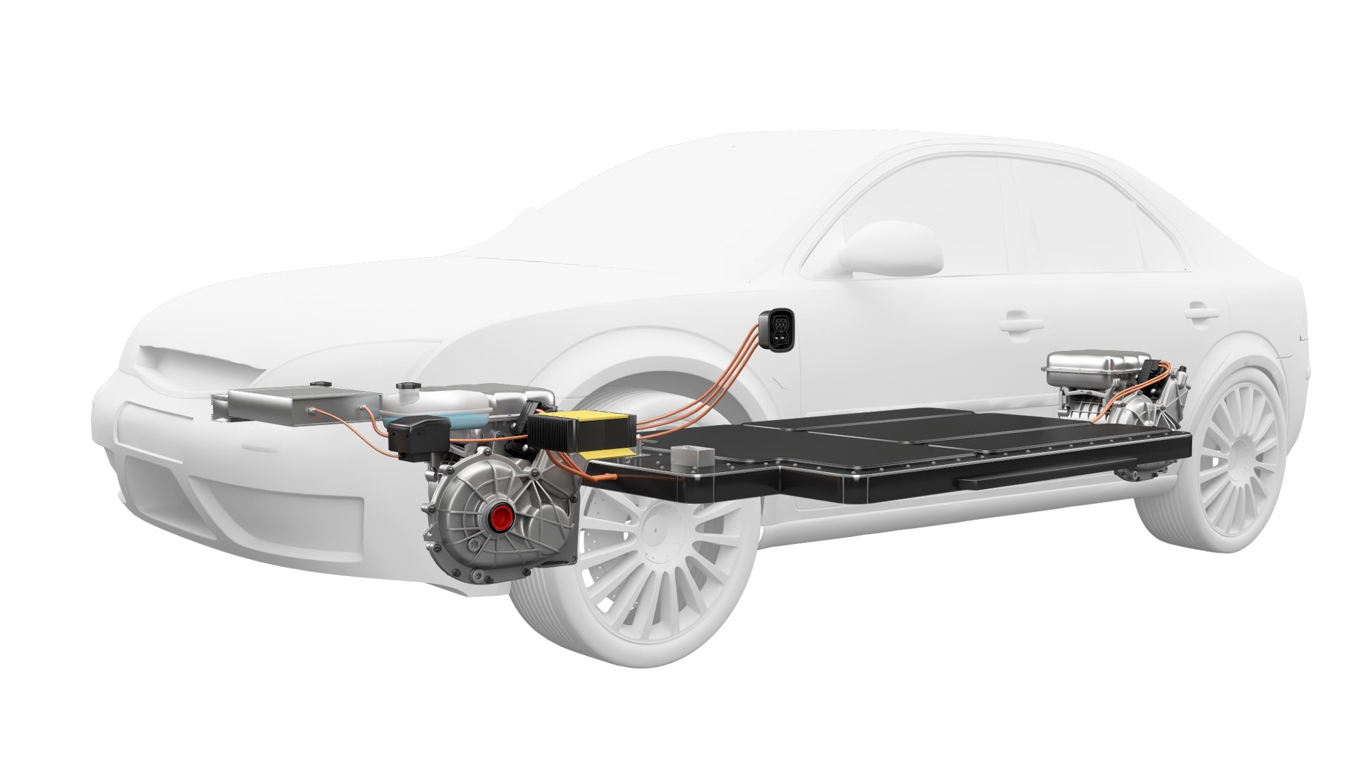 Electric Car System Model - TurboSquid 2021799