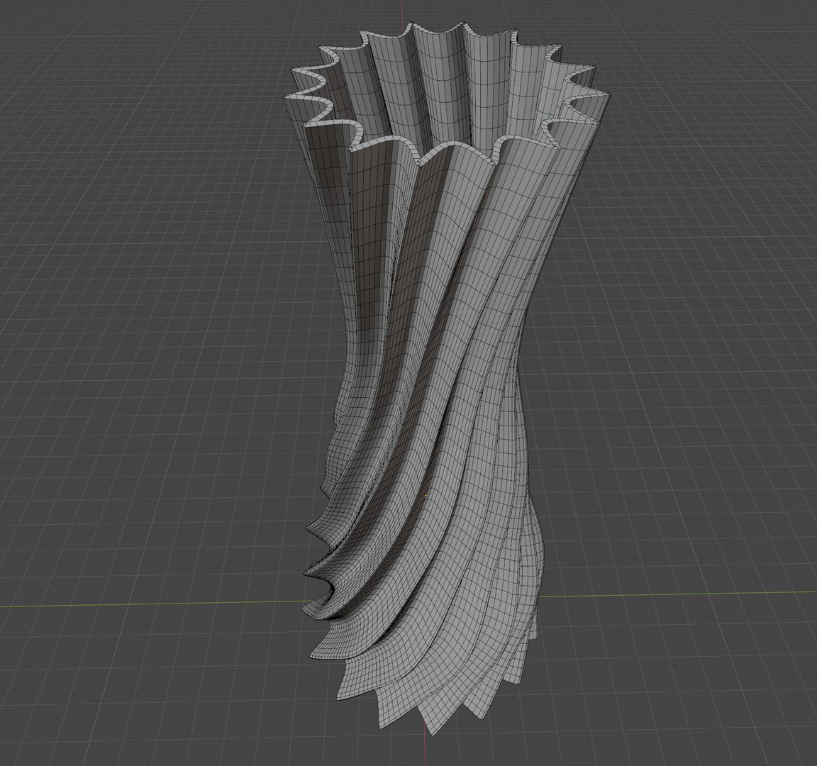 3D model Fluted Tapered Vase https://p.turbosquid.com/ts-thumb/yb/76IF5k/Bi/wireframe/png/1750873341/1920x1080/fit_q87/e095292e249fc4e1bf3d36cd3ac2192780a96e81/wireframe.jpg