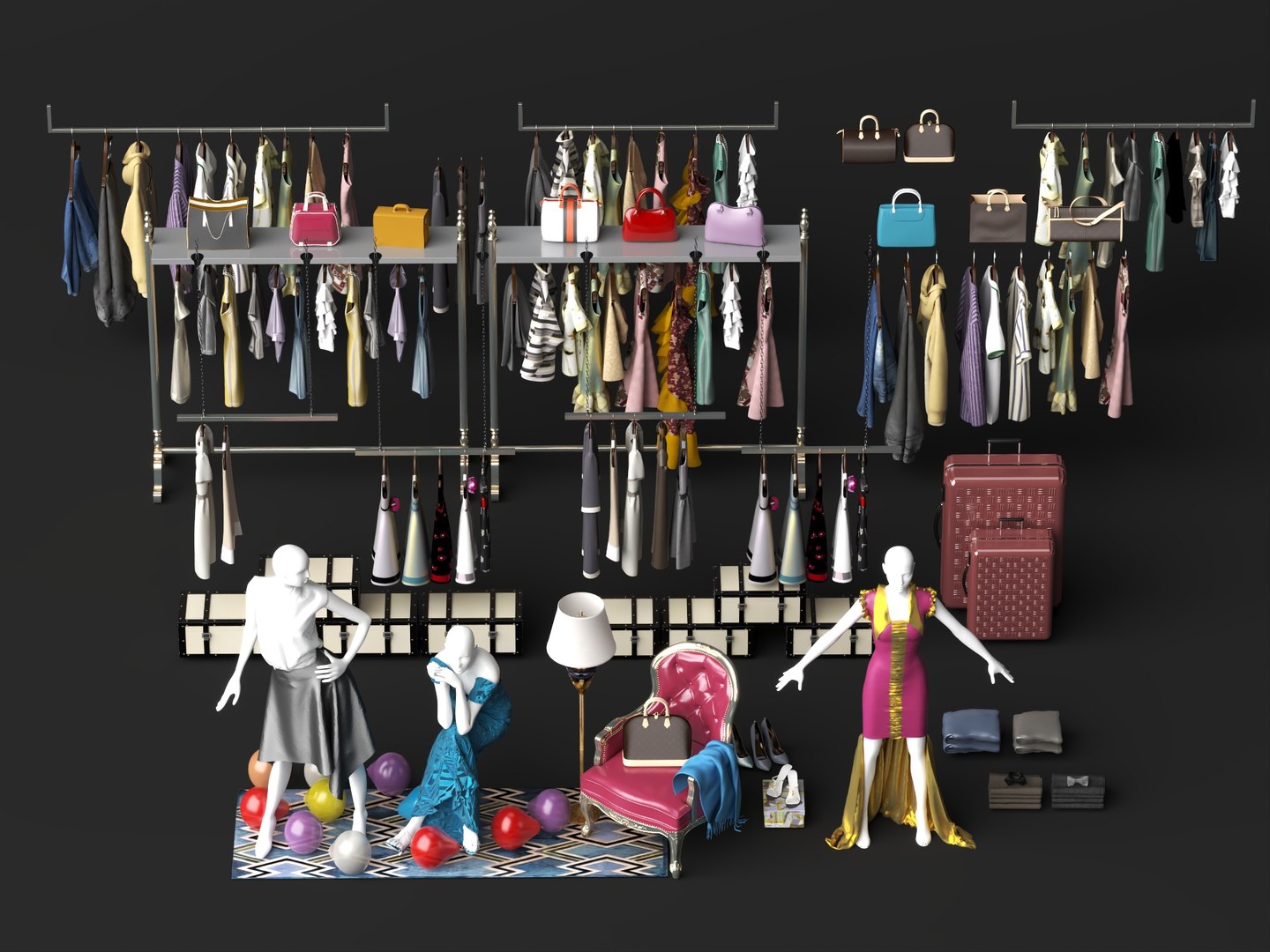 Clothing Store Retail Display Props Set 3D model https://p.turbosquid.com/ts-thumb/yb/BLcwax/Pw/12/jpg/1788008454/1920x1080/fit_q87/85f354383ee2f5b4e3b10da472a93ece640dceac/12.jpg