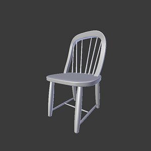 Vintage Chair Model and 3Dprint