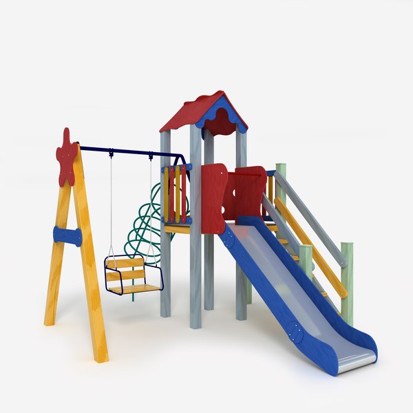 3D модель Детская площадка - TurboSquid 1252127