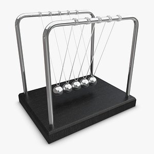 realistic newtons cradle 3ds