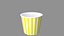 collezione di vaschette per popcorn