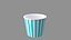 collezione di vaschette per popcorn