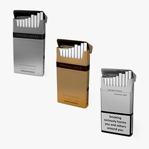 3D Packs of Cigarettes Collection