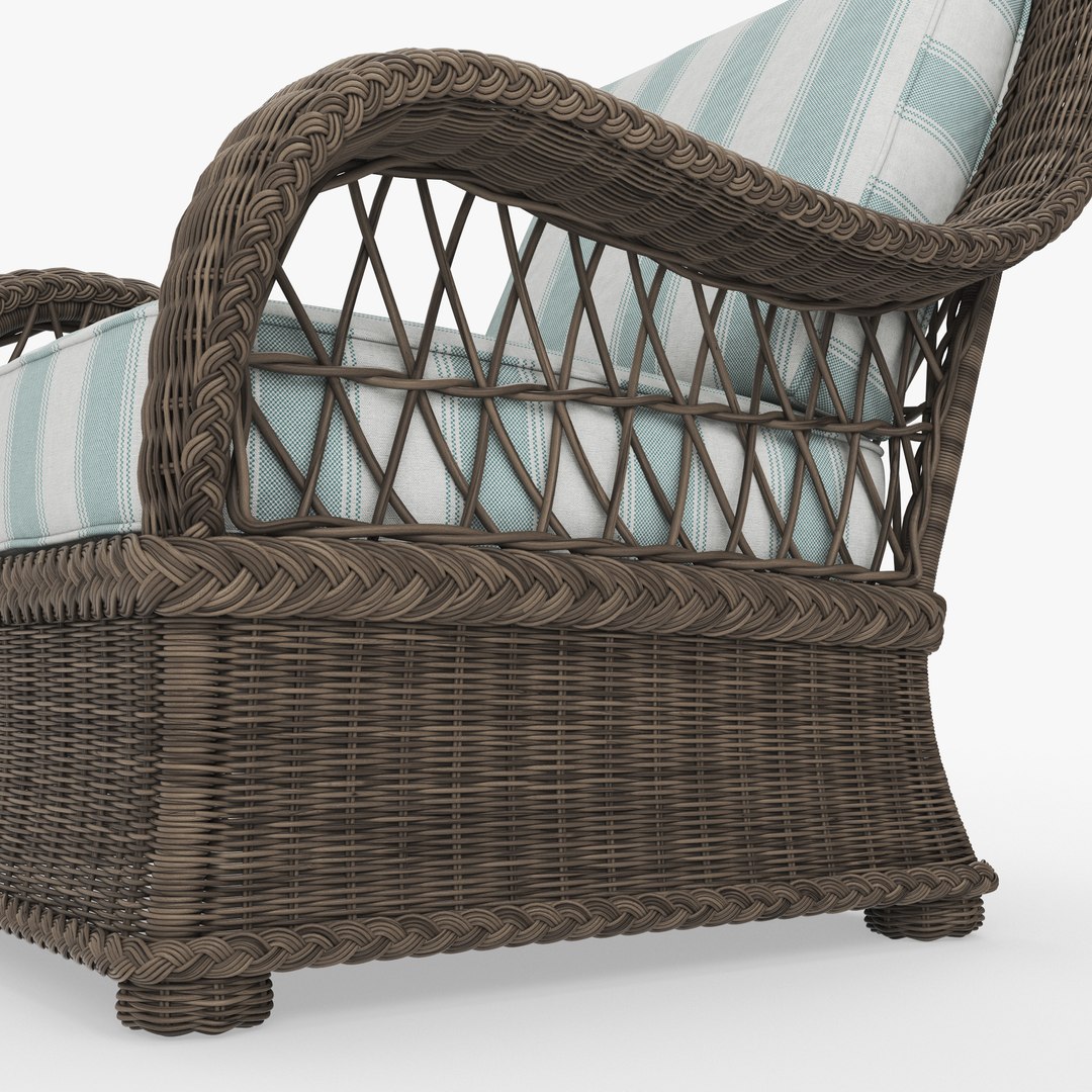 3D Lakehouse Lounge Chair - TurboSquid 1857488