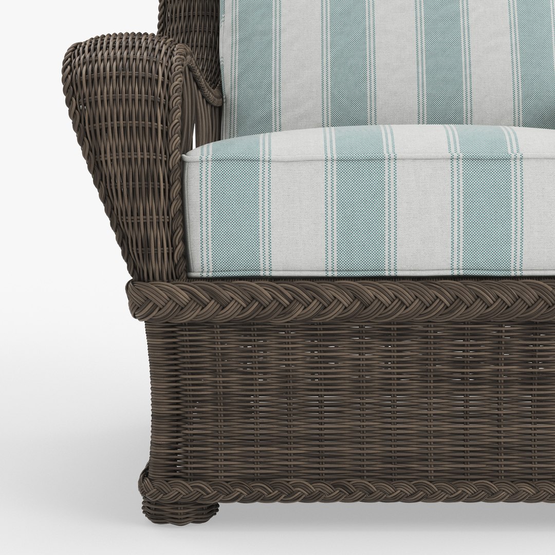3D Lakehouse Lounge Chair - TurboSquid 1857488