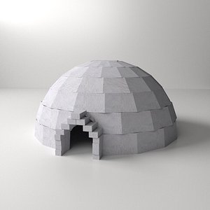 3d igloo model